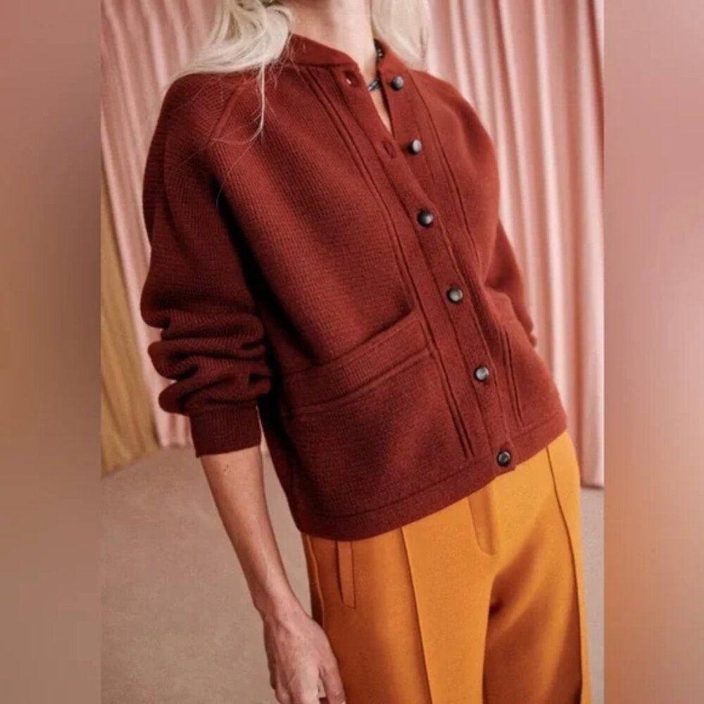 EUC Sezane Noé Jacket in Terra Cotta Size XS